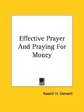portada effective prayer and praying for money (en Inglés)