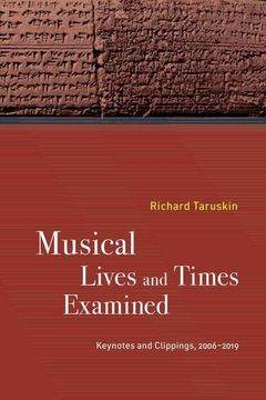 portada Musical Lives and Times Examined (in English)