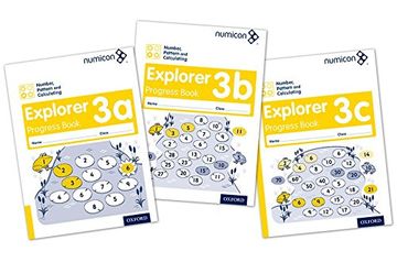 portada Numicon: Number, Pattern and Calculating 3 Explorer Progress Books abc (Mixed Pack) (en Inglés)