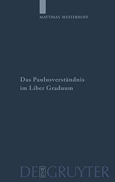 portada Das Paulusverständnis im Liber Graduum (Patristische Texte und Studien) (in German)
