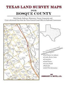 portada Texas Land Survey Maps for Bosque County (en Inglés)