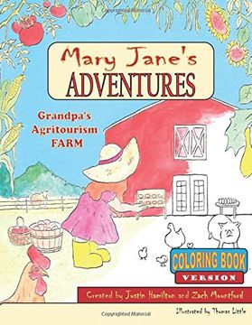 portada Mary Janes Adventures - Grandpa's Agritourism Farm COLORING BOOK