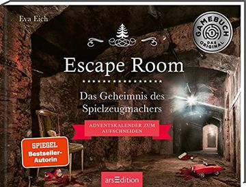 portada Escape Room. Das Geheimnis des Spielzeugmachers. Das Original: Der Neue Escape-Room-Adventskalender von eva Eich (en Alemán)