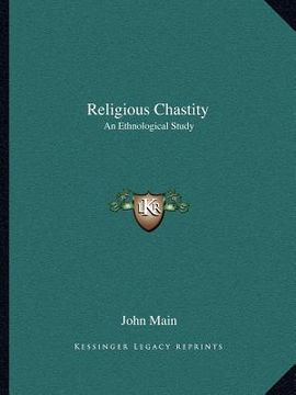 portada religious chastity: an ethnological study (en Inglés)