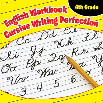 portada 4th Grade English Workbook: Cursive Writing Perfection (en Inglés)