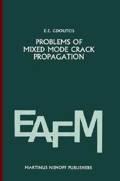 portada problems of mixed mode crack propagation (en Inglés)