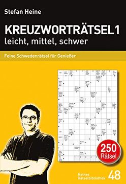 portada Kreuzworträtsel 1 Leicht, Mittel, Schwer: Feine Schwedenrätsel für Genießer (Heines Rätselbibliothek) (in German)