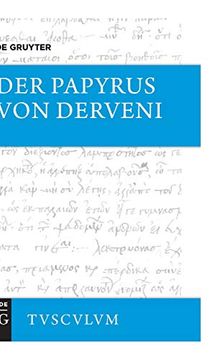 portada Der Papyrus von Derveni: Griechisch-Deutsch (en Alemán)