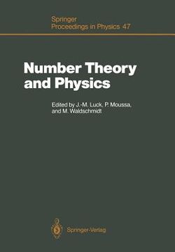 portada number theory and physics: proceedings of the winter school, les houches, france, march 7 16, 1989 (en Inglés)