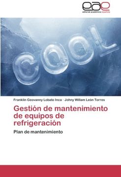 portada Gestión de Mantenimiento de Equipos de Refrigeración: Plan de Mantenimiento