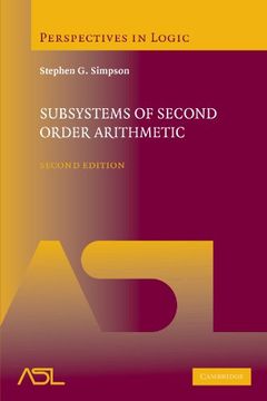 portada Subsystems of Second Order Arithmetic 2nd Edition Paperback (Perspectives in Logic) (en Inglés)