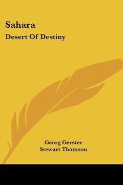 portada sahara: desert of destiny (en Inglés)