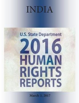 portada INDIA 2016 HUMAN RIGHTS Report (en Inglés)