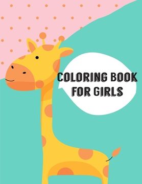 portada Coloring Book For Girls: Cute Chirstmas Animals, Funny Activity for Kids's Creativity (en Inglés)