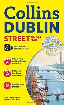 portada Dublin Streetfinder Map 1:16.000. Collins.