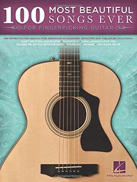 portada 100 Most Beautiful Songs Ever for Fingerpicking Guitar (in English)