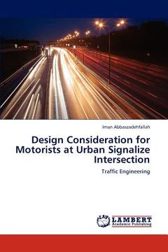 portada design consideration for motorists at urban signalize intersection (en Inglés)