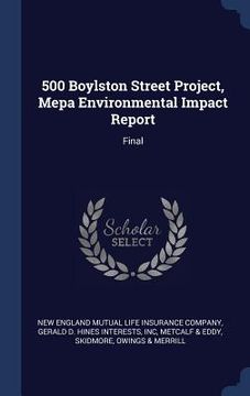 portada 500 Boylston Street Project, Mepa Environmental Impact Report: Final