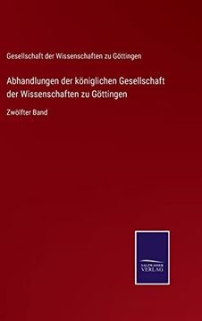 portada Abhandlungen der Koeniglichen Gesellschaft der Wissenschaften zu Goettingen (en Alemán)