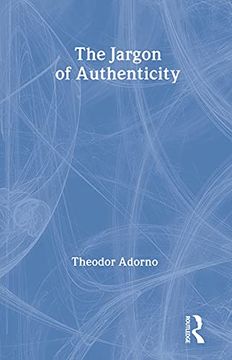 portada The Jargon of Authenticity (Routledge Classics) (en Inglés)