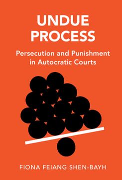 portada Undue Process: Persecution and Punishment in Autocratic Courts (Cambridge Studies in law and Society) (en Inglés)