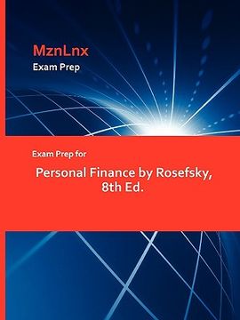 portada exam prep for personal finance by rosefsky, 8th ed. (in English)