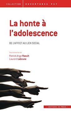 portada La Honte a l'Adolescence: De l'Affect au Lien Social 