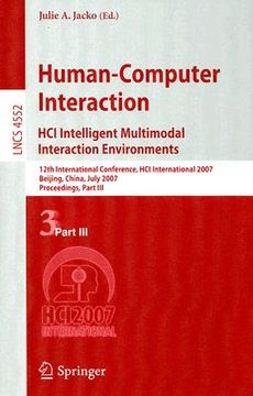 portada human-computer interaction: hci intelligent multimodal interaction environments: 12th international conference, hci international 2007 beijing, china, (en Inglés)