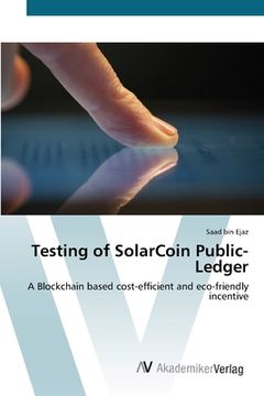 portada Testing of SolarCoin Public-Ledger