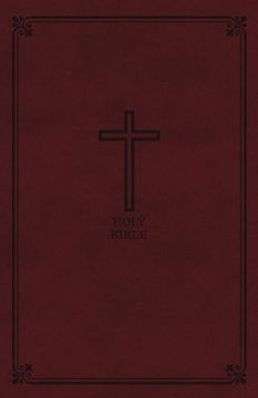 portada KJV, Reference Bible, Personal Size Giant Print, Imitation Leather, Burgundy, Indexed, Red Letter Edition, Comfort Print (in English)