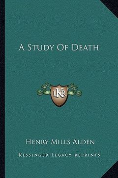 portada a study of death (in English)