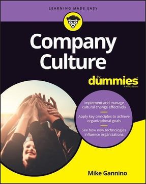 portada Company Culture for Dummies (For Dummies (Business & Personal Finance))