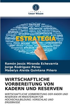 portada Wirtschaftliche Vorbereitung Von Kadern Und Reserven (en Alemán)