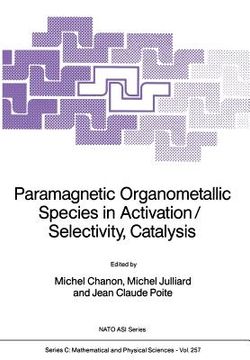portada Paramagnetic Organometallic Species in Activation/Selectivity, Catalysis (in English)