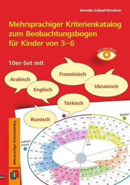 portada Mehrsprachiger Kriterienkatalog zum Beobachtungsbogen für Kinder von 3 bis 6 (en Alemán)