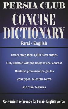 portada Persia Club Concise Dictionary Farsi - English (en Inglés)