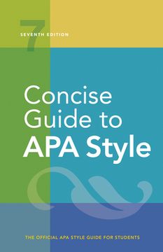 portada Concise Guide To Apa Style: Seventh Edition (newest, 2020 Copyright) (en Inglés)