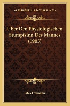 portada Uber Den Physiologischen Stumpfsinn Des Mannes (1905) (en Alemán)