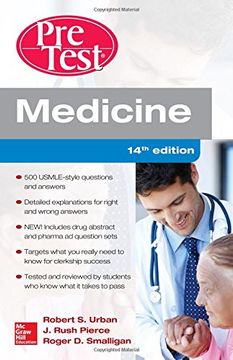 portada Medicine Pretest Self-Assessment and Review, Fourteenth Edition (en Inglés)