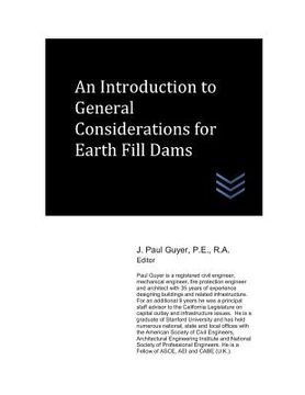 portada An Introduction to General Considerations for Earth Fill Dams (en Inglés)