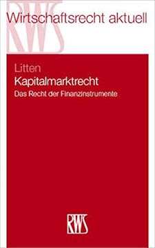 portada Kapitalmarktrecht (en Alemán)