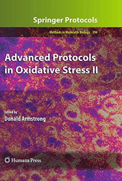 portada Advanced Protocols in Oxidative Stress ii (Methods in Molecular Biology, 594) (en Inglés)