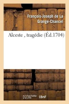 portada Alceste, Tragédie. (en Francés)