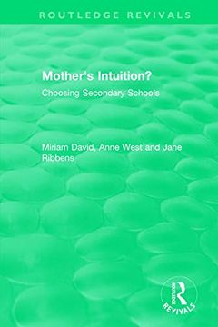 portada Mother's Intuition? (1994): Choosing Secondary Schools