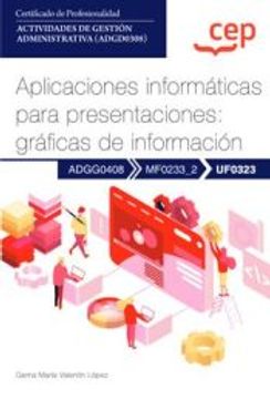 portada (Uf0323) Manual. Aplicaciones Informaticas Para Presentaciones: Graficas de Informacion. Actividades de Gestion Administrativa (in Spanish)
