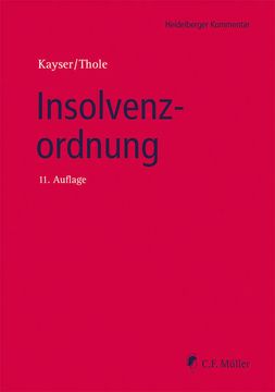portada Insolvenzordnung: Kommentar (en Alemán)