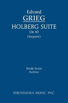 portada Holberg Suite, Op.40: Study score