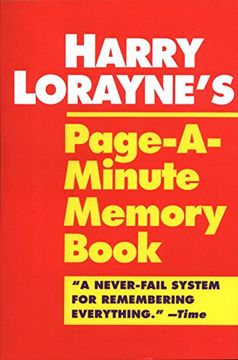 portada Harry Lorayne's Page-A-Minute Memory Book (en Inglés)