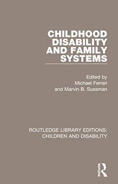 portada Childhood Disability and Family Systems (en Inglés)