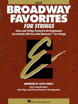 portada essential elements broadway favorites for strings - violin